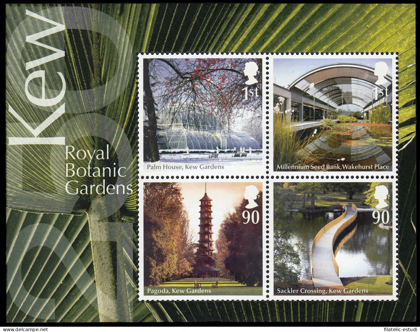 Gran Bretaña HB 65 2009 250 Aniv. Jardines Botánicos Kew Garden MNH - Blocs-feuillets