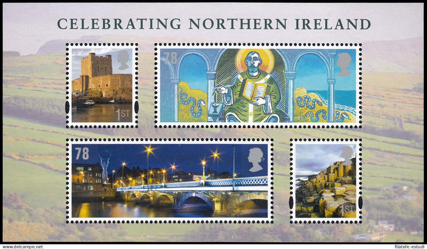 Gran Bretaña HB 55 2008 San Patricio Patrón De Irlanda MNH - Hojas Bloque