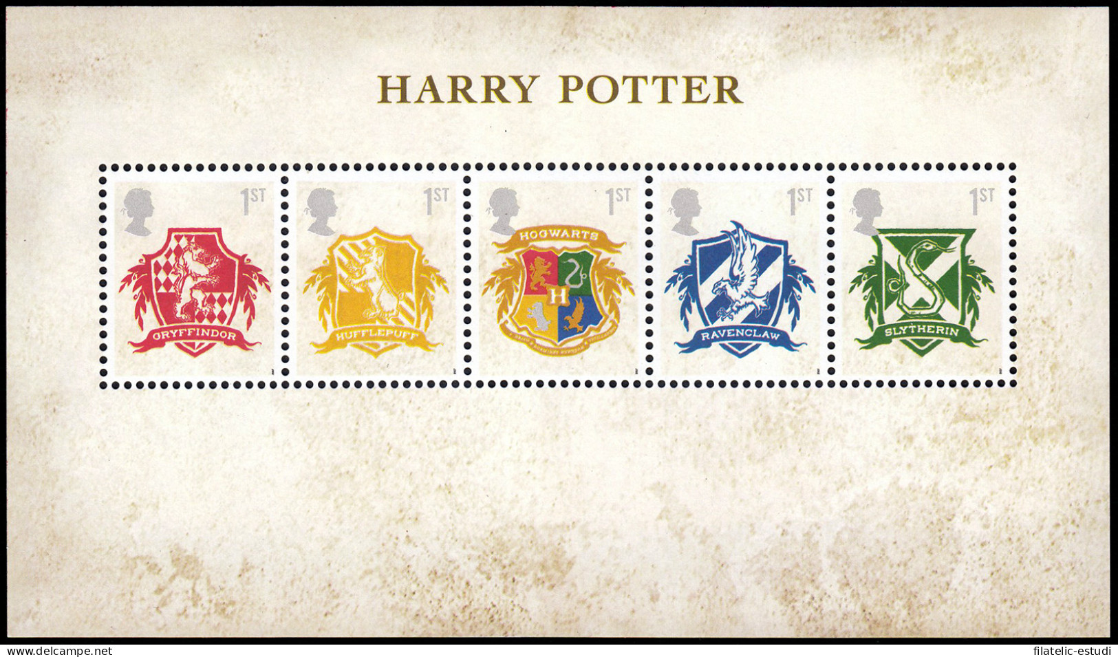 Gran Bretaña HB 49 2007 Literatura Harry Potter MNH - Blocs-feuillets