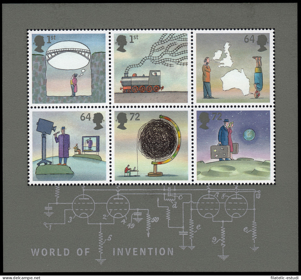 Gran Bretaña HB 45 2007 El Mundo De Los Inventos MNH - Hojas Bloque