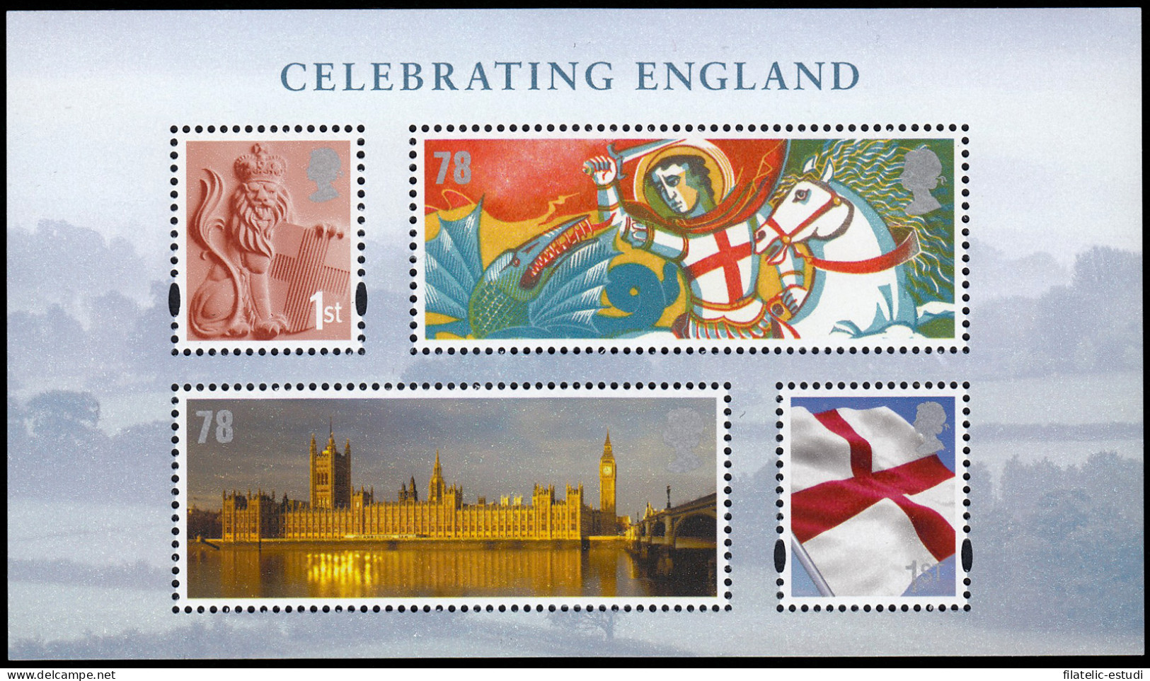 Gran Bretaña HB 46 2007 23 De Abril San Jorge Patrón De Inglaterra MNH - Blocks & Miniature Sheets