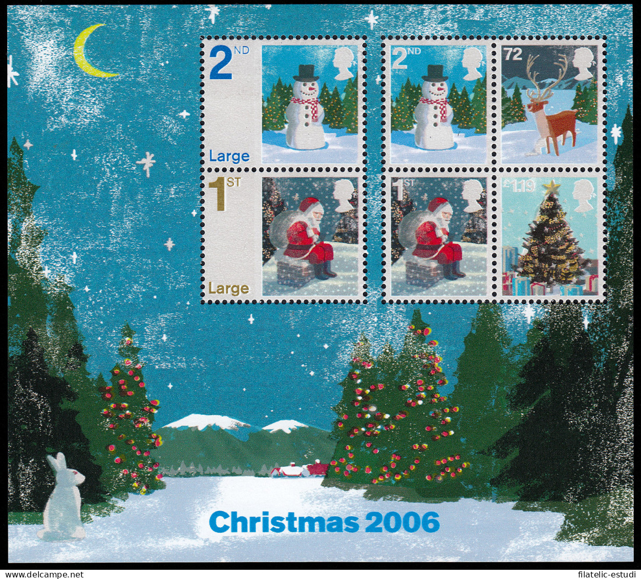 Gran Bretaña HB 41 2006 Navidad MNH - Hojas Bloque