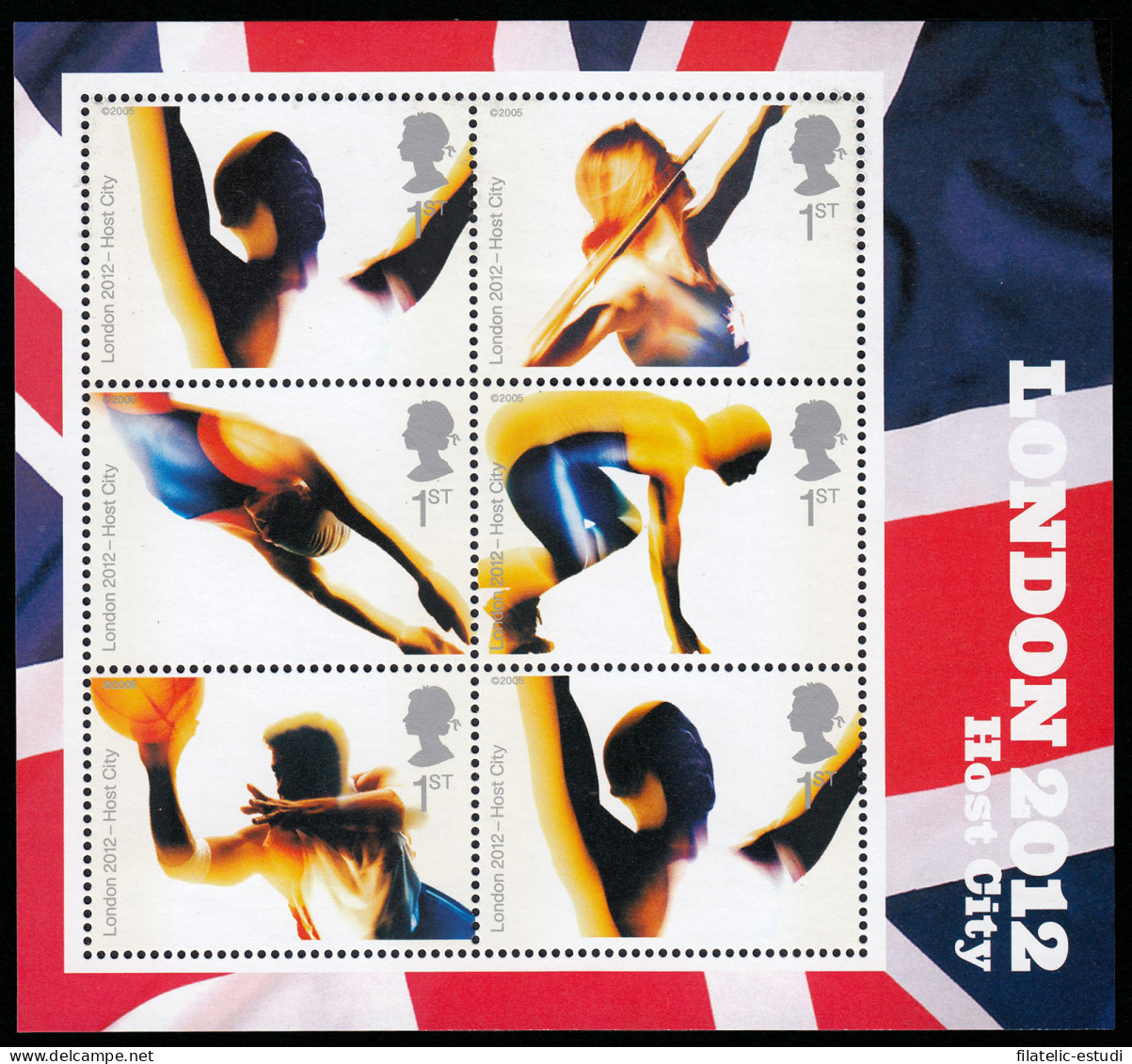 Gran Bretaña HB 33 2005 Londres Juegos Olímpicos 2012 MNH - Blocks & Kleinbögen