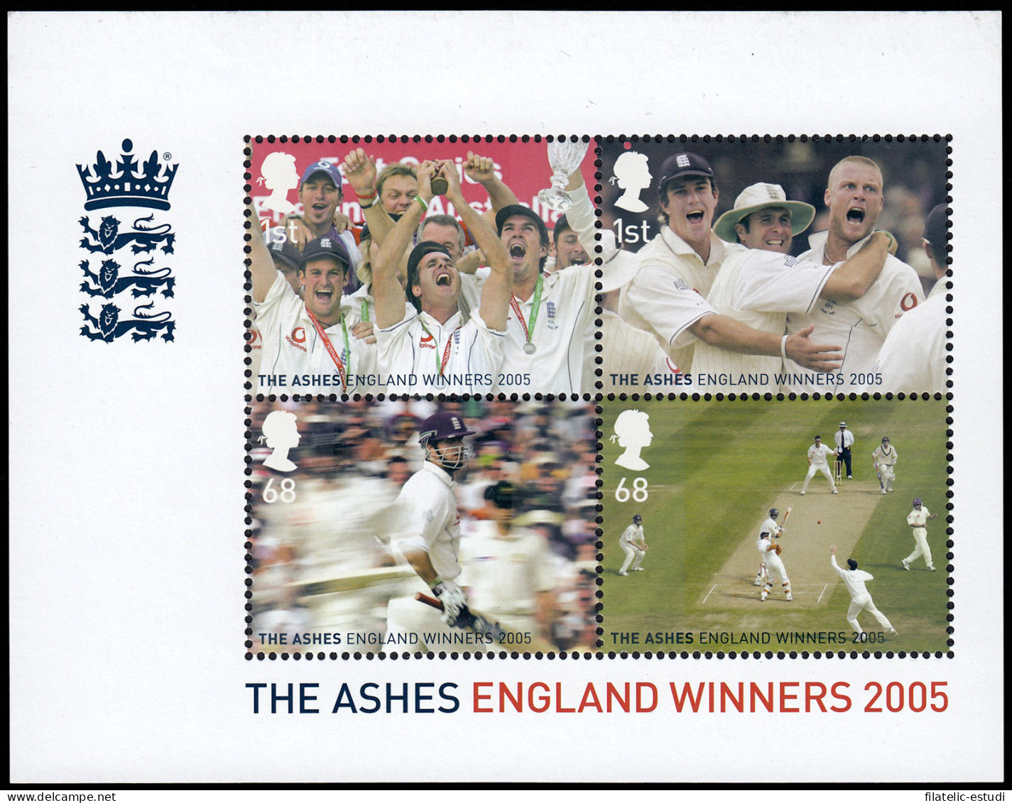 Gran Bretaña HB 34 2005 Deporte Cricket The Ashes MNH - Hojas Bloque