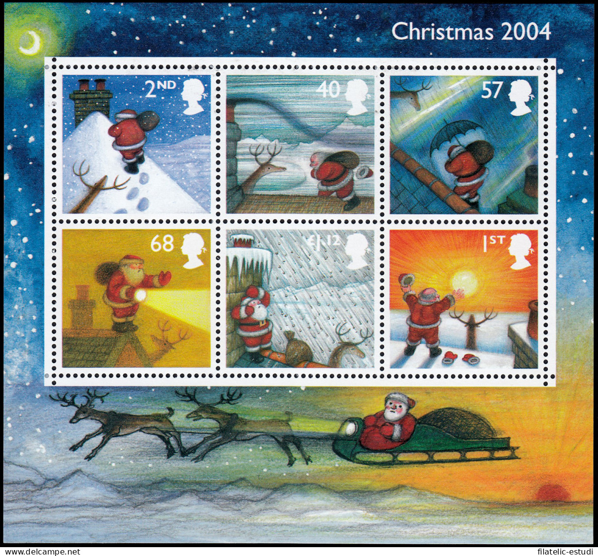 Gran Bretaña HB 27 2004 Navidad MNH - Blocks & Kleinbögen