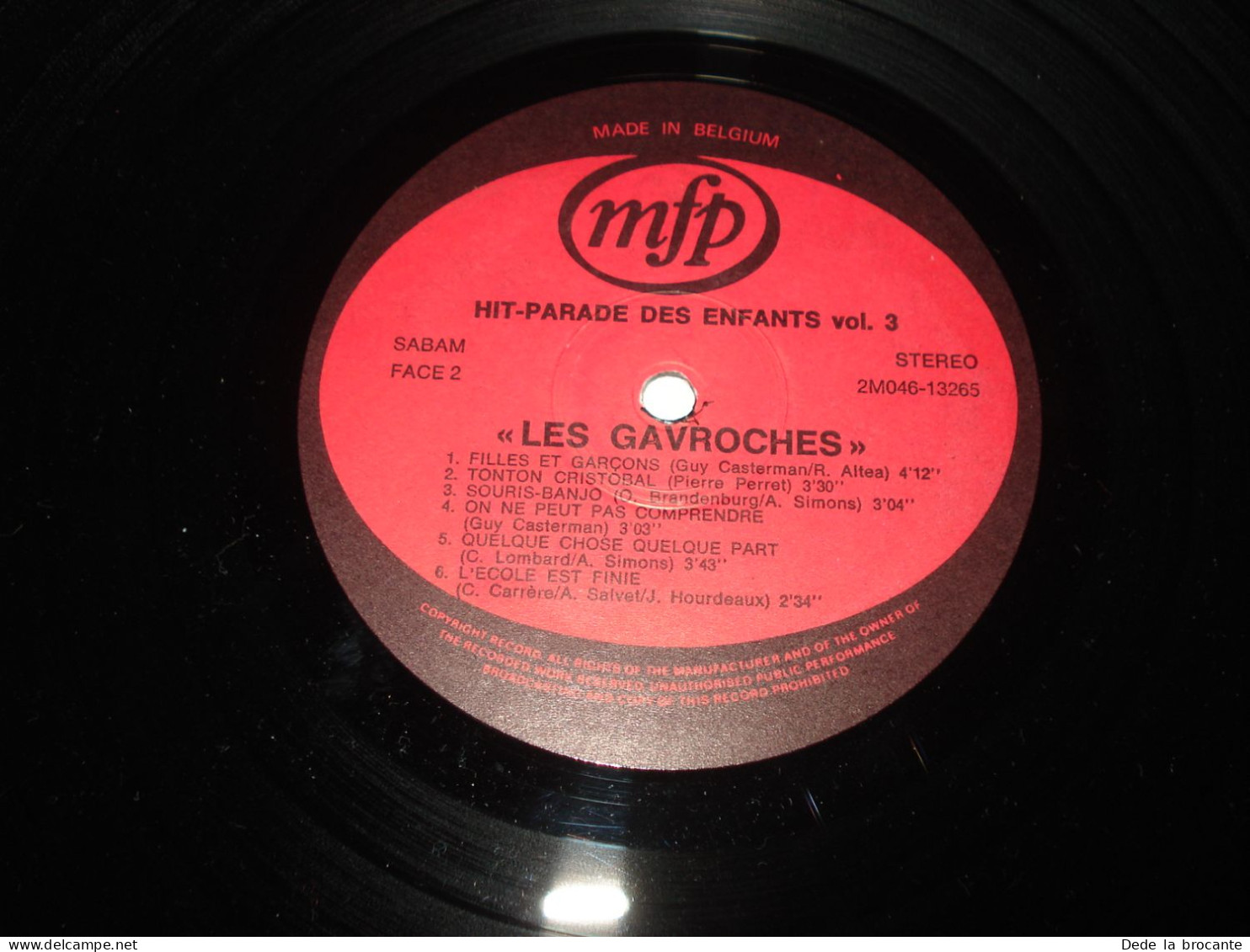 B14 / Les Gavroches – Hit-Parade Enfant 3 – LP -  2 M 046-13265 - BE  1975  M/EX - Enfants