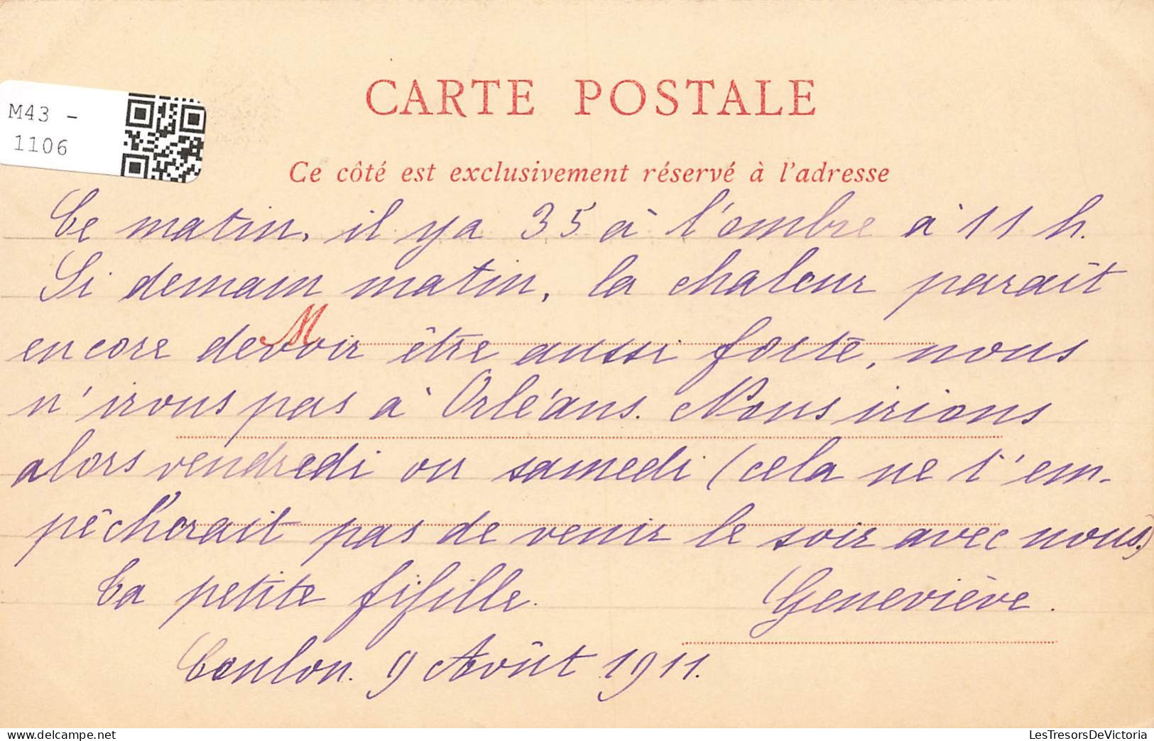 FRANCE - Chenonceaux - Le Château - Façade Occidentale - Carte Postale Ancienne - Chenonceaux