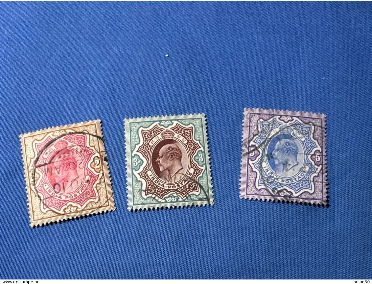 British India 1903/04  Michel # 66-68 King Edward VII Kpl. Satz - 1902-11  Edward VII