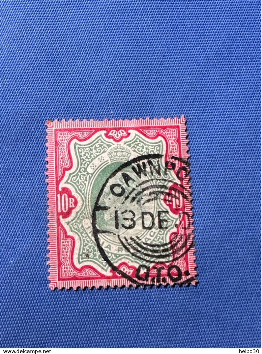 British India 1913  Michel # 89 King Edward 10 R - 1902-11 Koning Edward VII