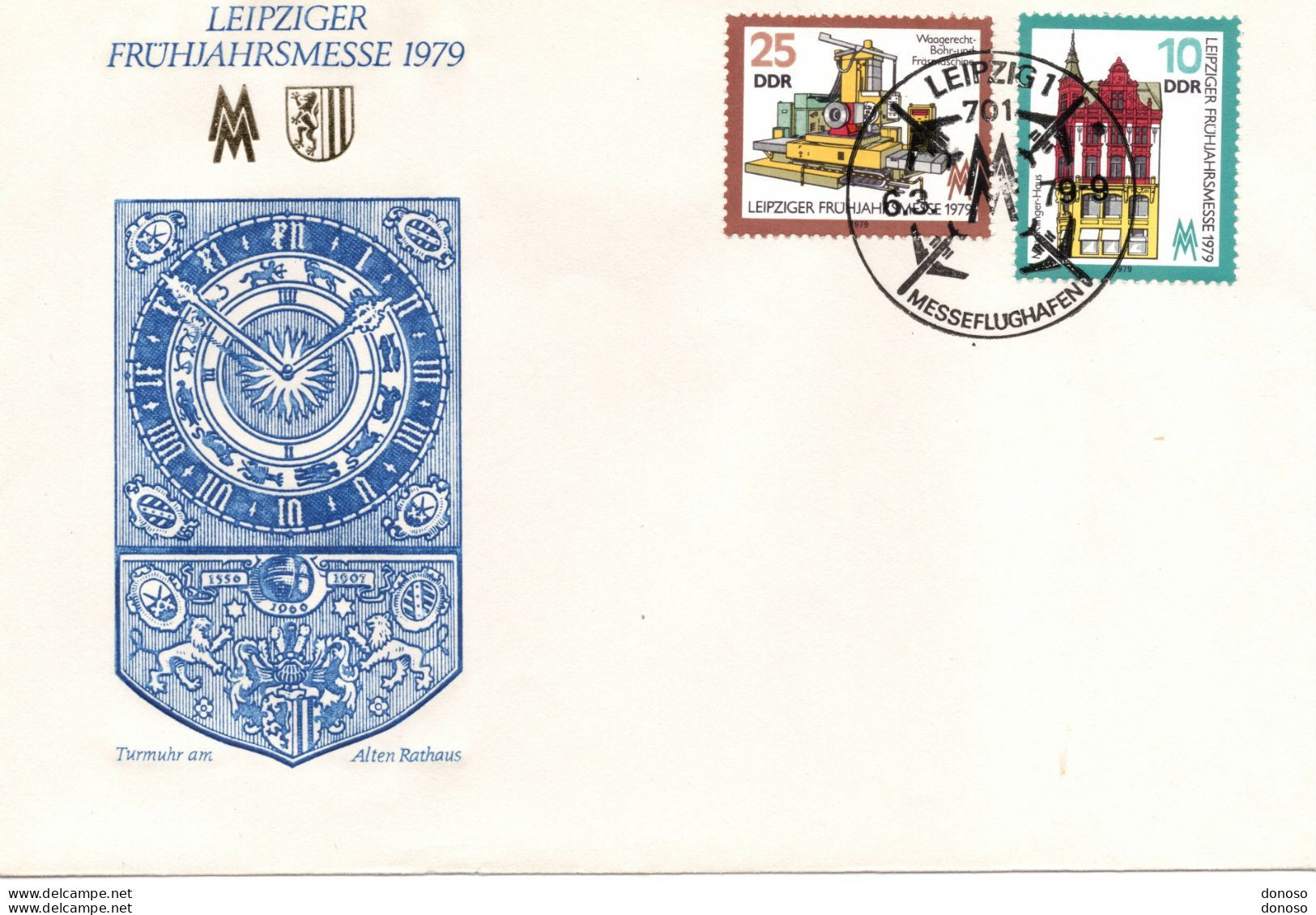 RDA 1979 Foire De Leipzig - Briefomslagen - Gebruikt
