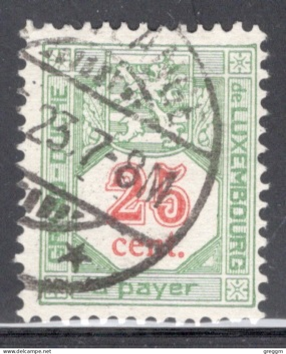 Luxembourg 1922 Single Numeral Stamps - Inscription "à Payer" In Fine Used - Impuestos