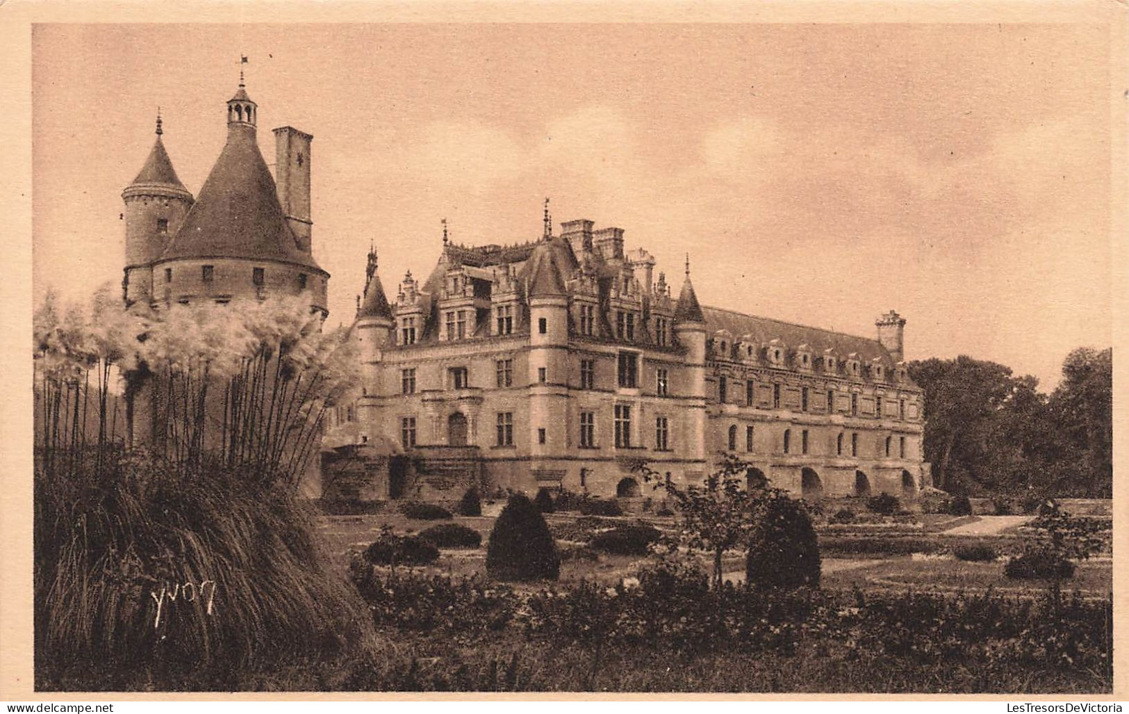 FRANCE - Chenonceaux - Vue Générale - Carte Postale Ancienne - Chenonceaux