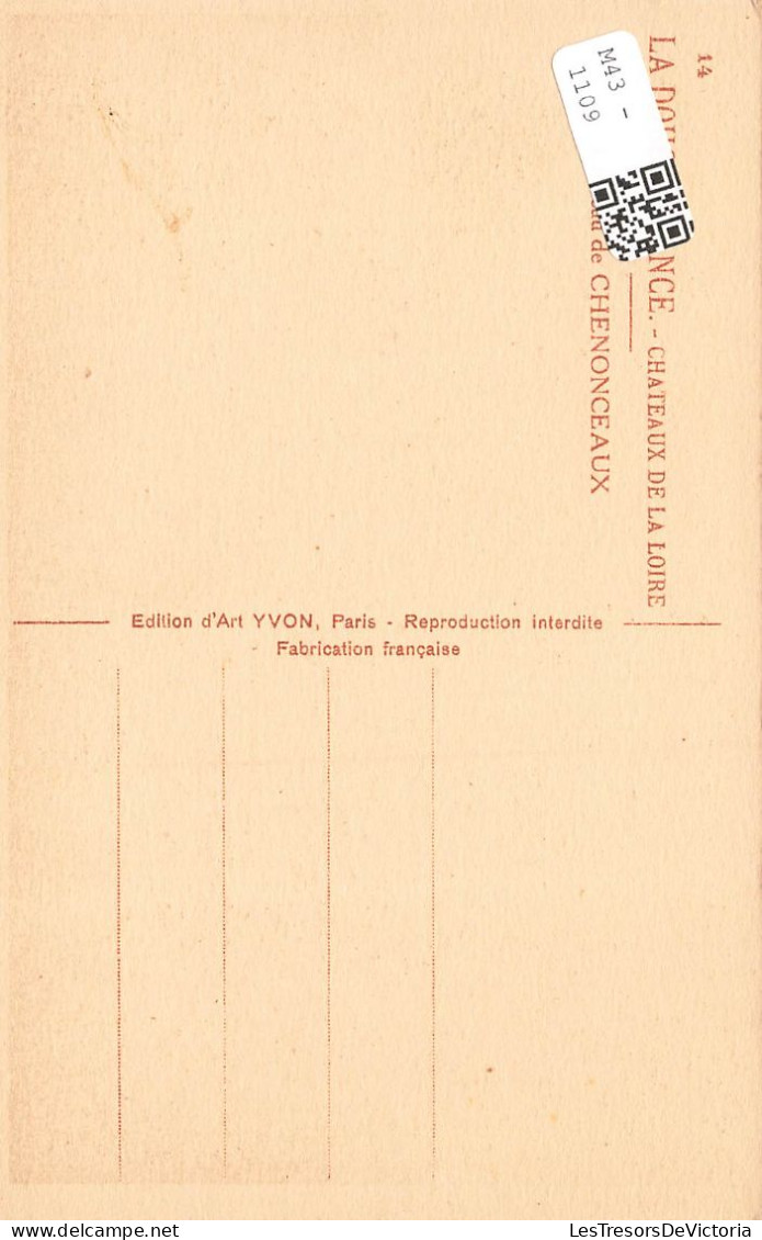 FRANCE - Chenonceaux - Vue Générale - Carte Postale Ancienne - Chenonceaux