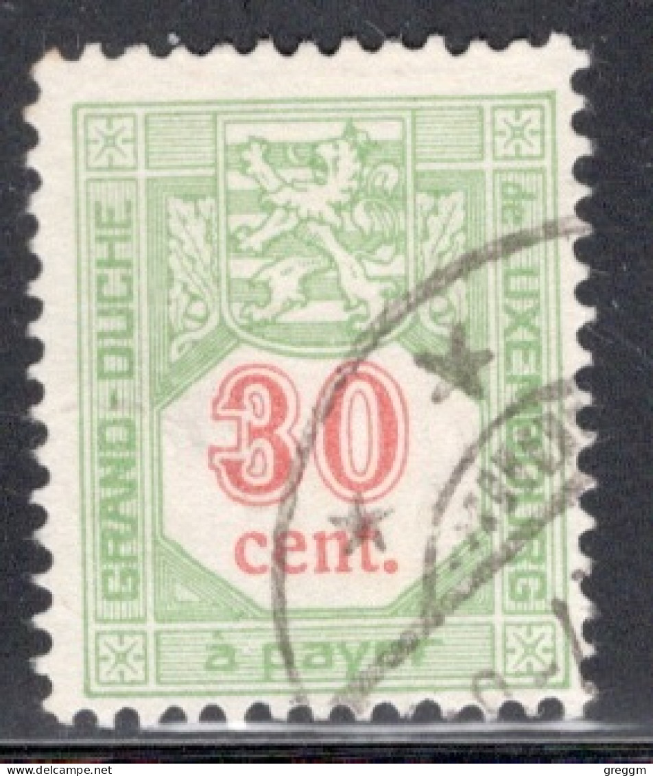 Luxembourg 1922 Single Numeral Stamps - Inscription "à Payer" In Fine Used - Strafport