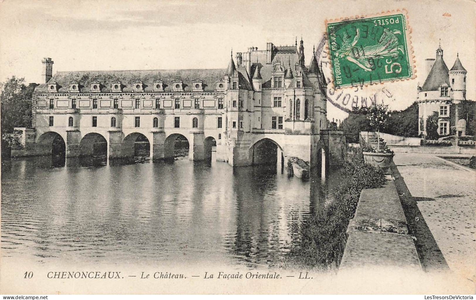 FRANCE - Chenonceaux - Le Château - Façade Orientale - Carte Postale Ancienne - Chenonceaux