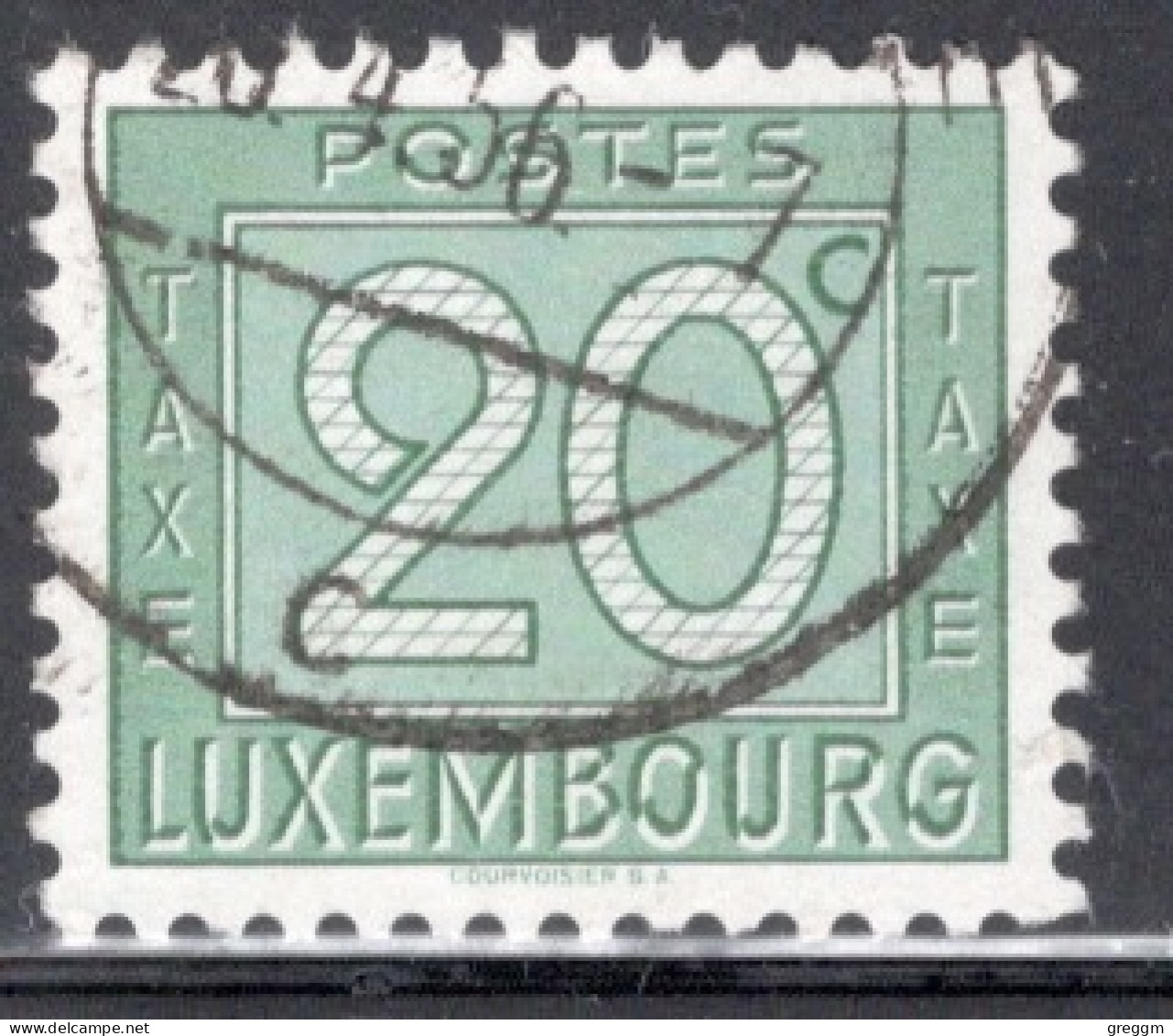 Luxembourg 1946 Single Numeral Stamps - New Design  In Fine Used - Segnatasse