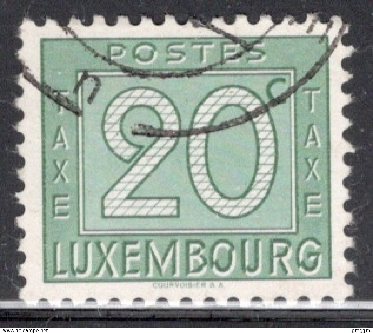 Luxembourg 1946 Single Numeral Stamps - New Design  In Fine Used - Taxes