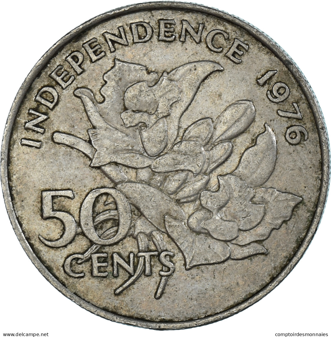 Monnaie, Seychelles, 50 Cents, 1976 - Seychellen