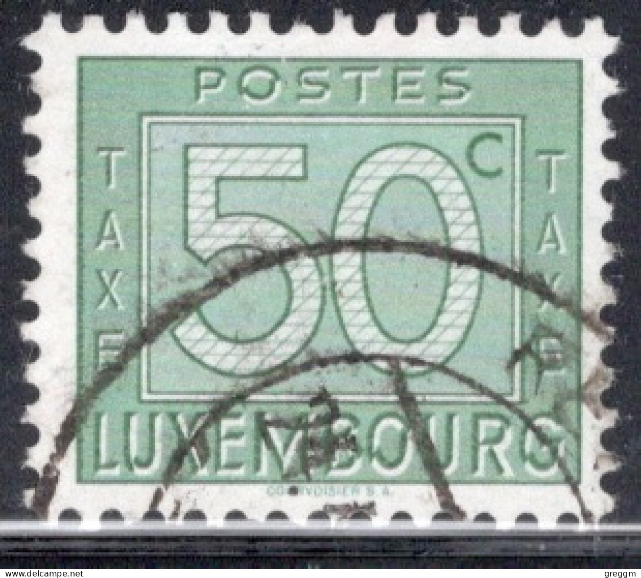 Luxembourg 1946 Single Numeral Stamps - New Design  In Fine Used - Taxes