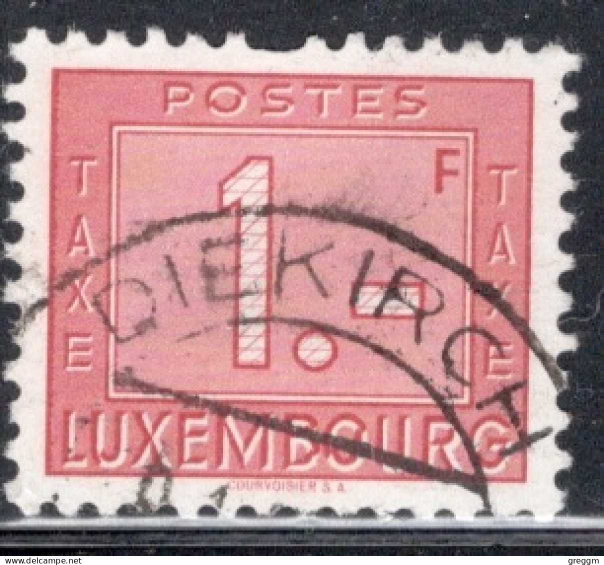 Luxembourg 1946 Single Numeral Stamps - New Design  In Fine Used - Impuestos
