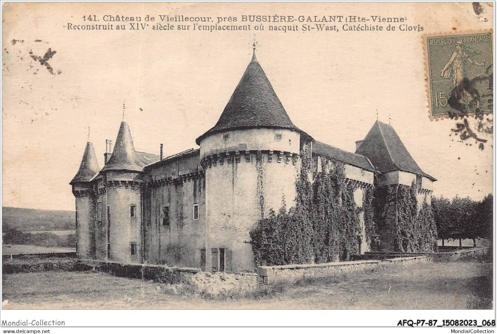 AFQP7-87-0629 - Château De Vieillecour - Près BUSSIERE-GALANT  - Bussiere Poitevine