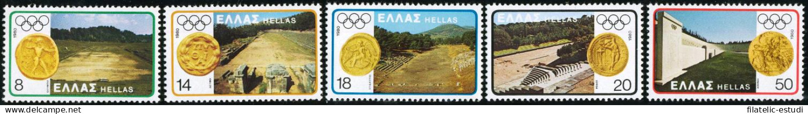 DEP4 Grecia  Greece  Nº 1399/03  1980 JJOO De Moscú Lujo - Autres & Non Classés