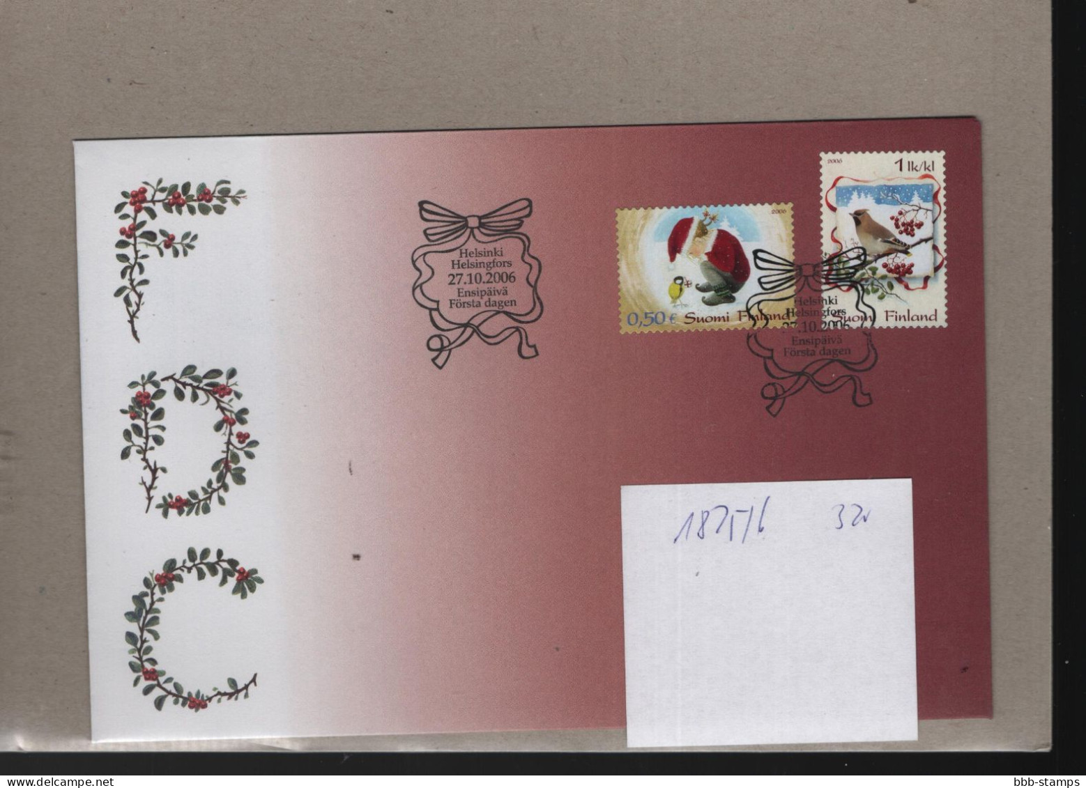 Finland Michel Cat.No. FDC 1825/1826 - FDC