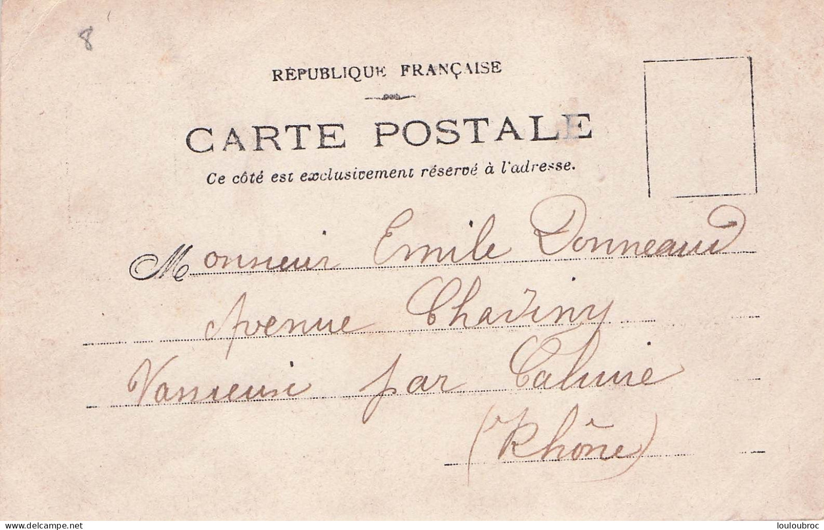 CARTE PHOTO 1903 RHONE LIEU NON IDENTIFIE - A Identifier