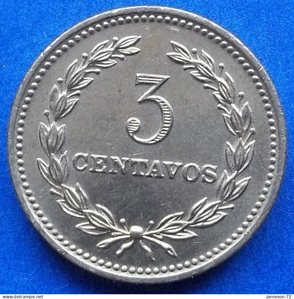 EL SALVADOR - 3 Centavos 1974 KM# 148 Reform Coinage - Edelweiss Coins - El Salvador