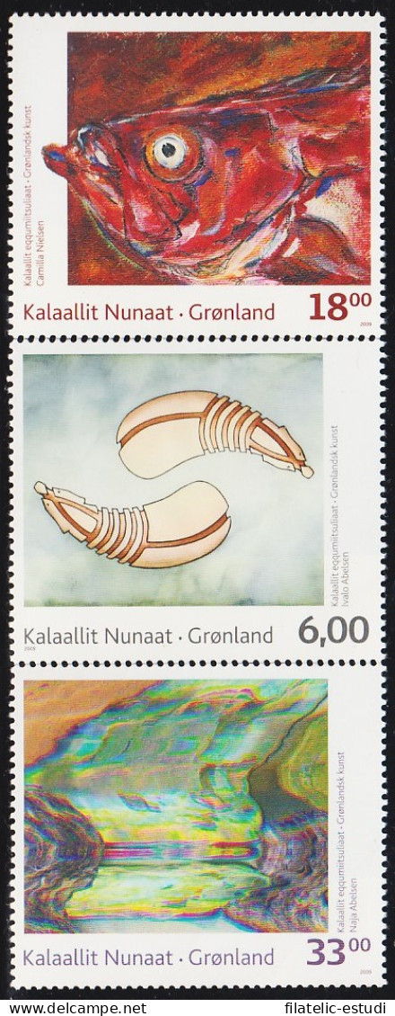 Groenlandia 516/18 2009 Arte Moderno MNH - Andere & Zonder Classificatie