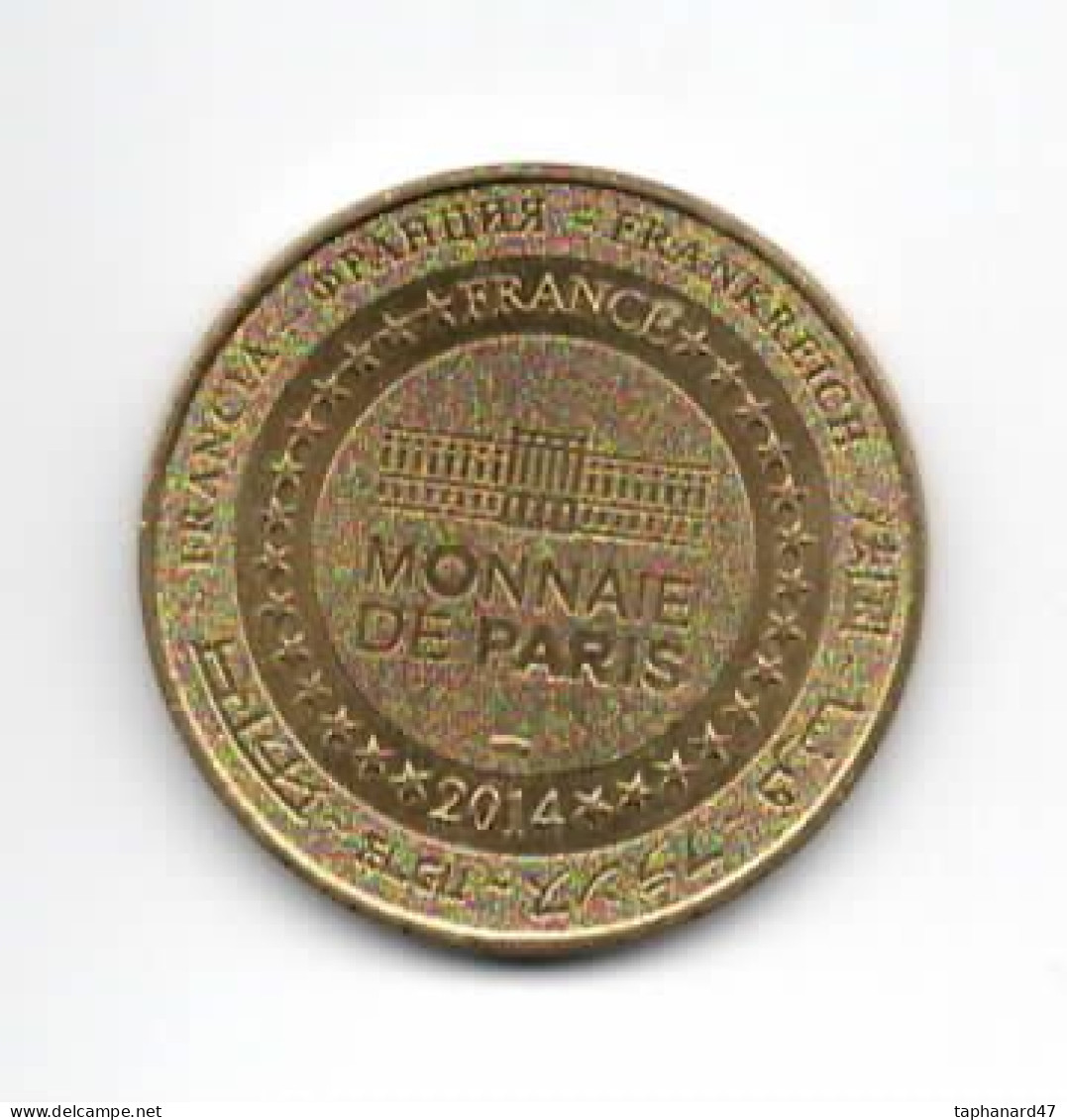 Monnaie De Paris . DISNEYLAND . PARIS . RATATOUILLE . 2014 . - 2014
