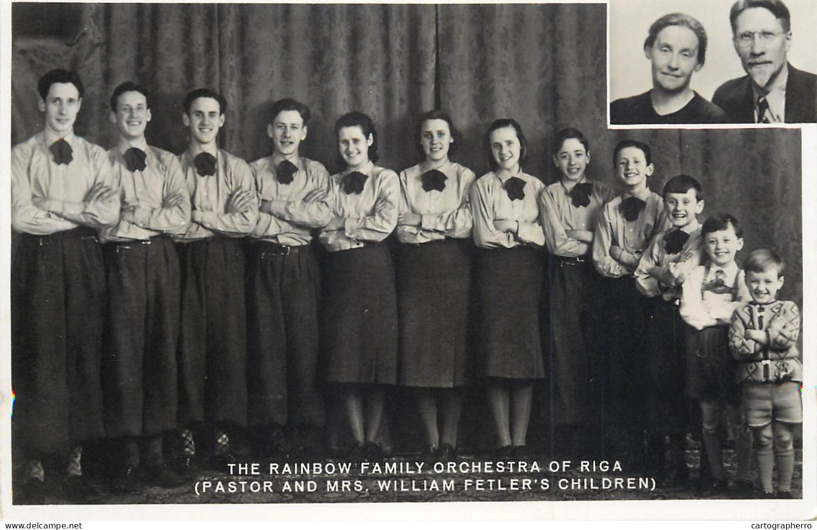 The Rainbow Family Orchestra Of Riga Pastor And Mrs. William Fetler`s Children - Lettonie