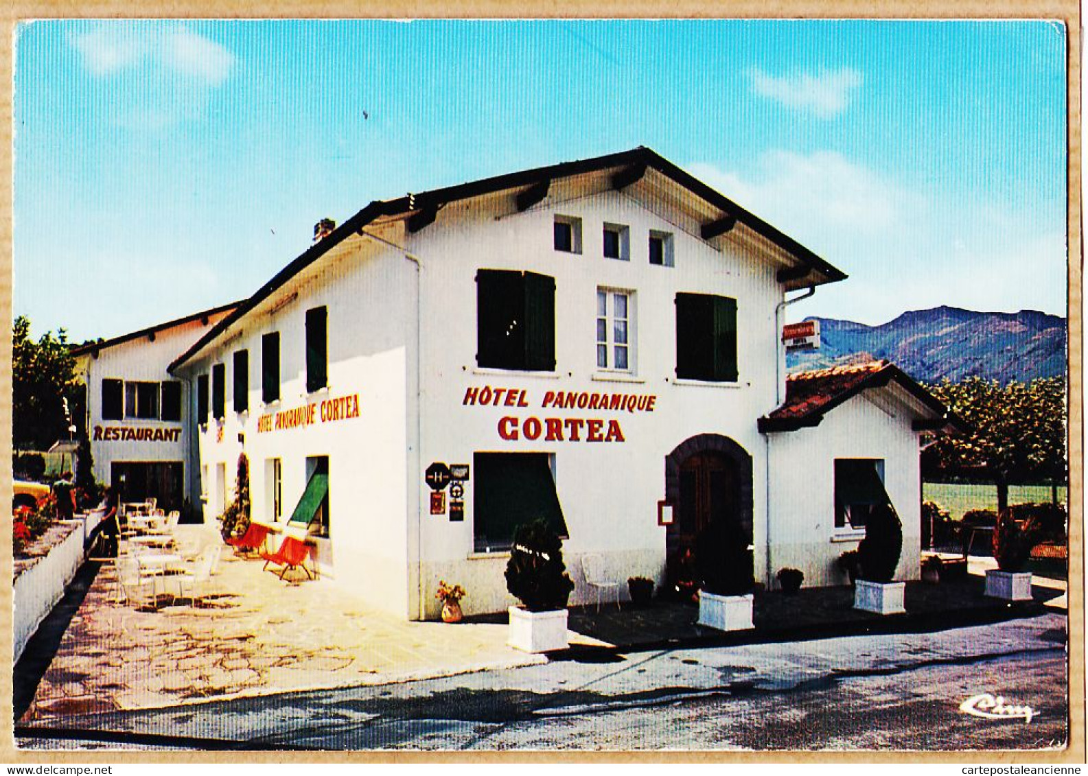15361 ● SAINT-ETIENNE-de BAÏGORRY St Euskadi Hotel Panoramique CORTEA 1960s COMBIER - Saint Etienne De Baigorry
