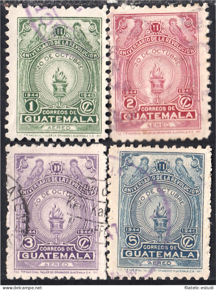 Guatemala A- 149/52 1947 Aniversario De La Revolución Del 20 De Octubre Usados - Guatemala
