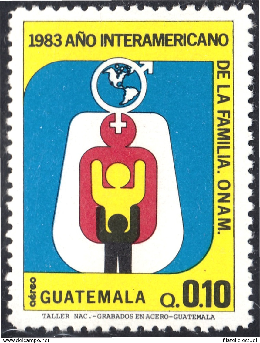 Guatemala A- 798 1985 Año Interamericano De La Familia ONAM MH - Guatemala