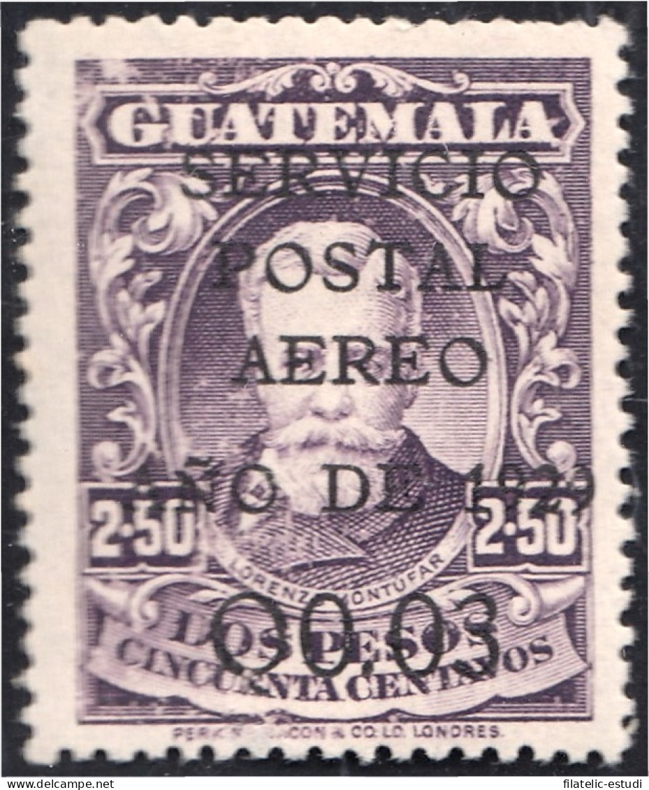 Guatemala A- 5 1929 Lorenzo Montufar  MH - Guatemala