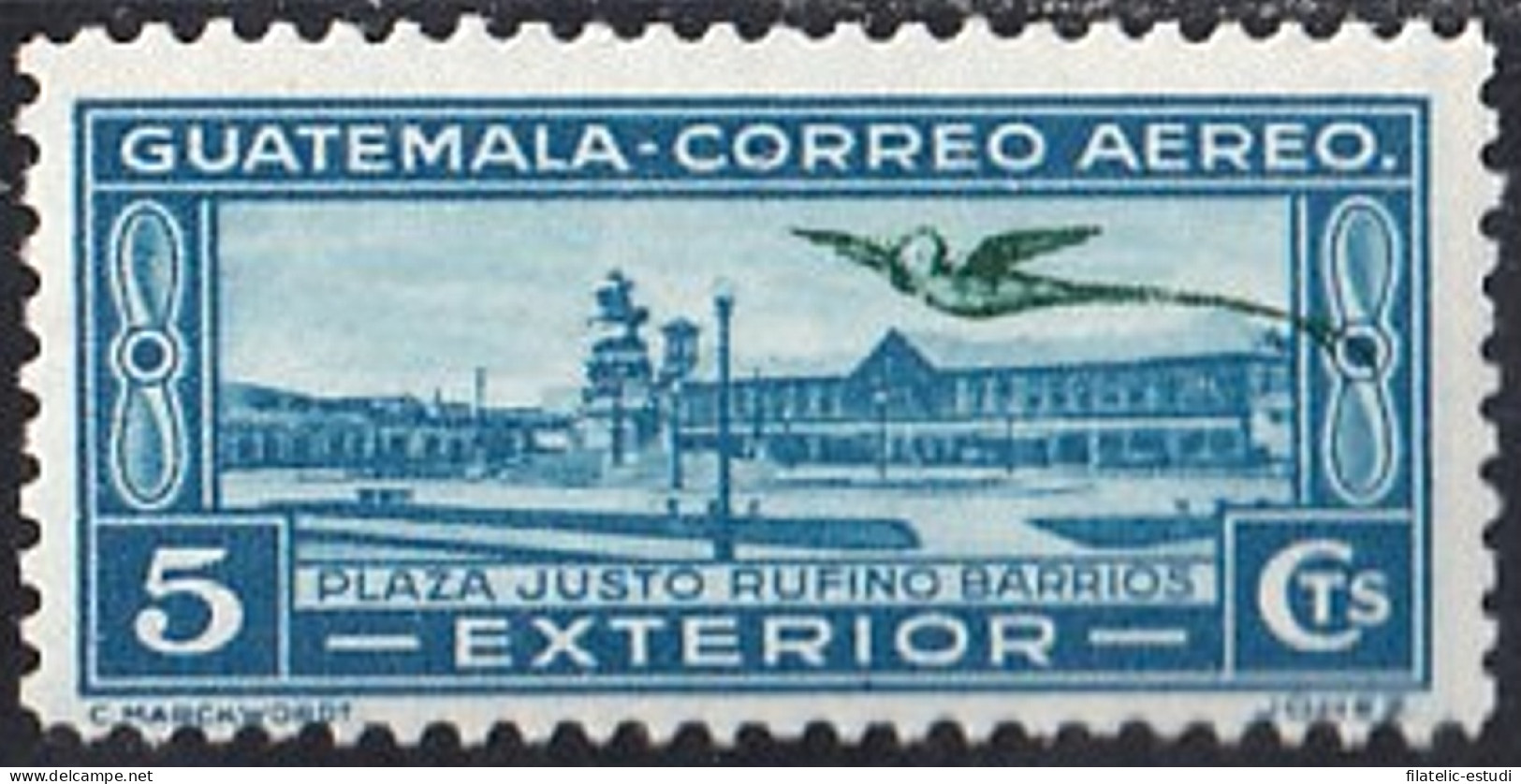 Guatemala A- 42 1935/36 Plaza Justo Rufino Barrios MH - Guatemala