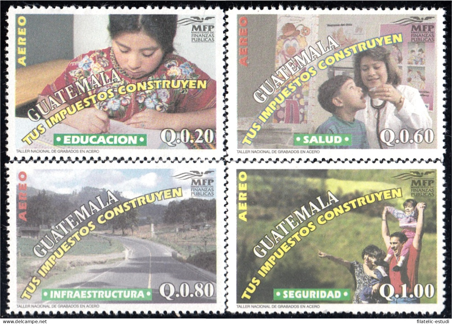 Guatemala A- 865/68 1997/98 Ministerio De Finanzas Públicas MNH - Guatemala