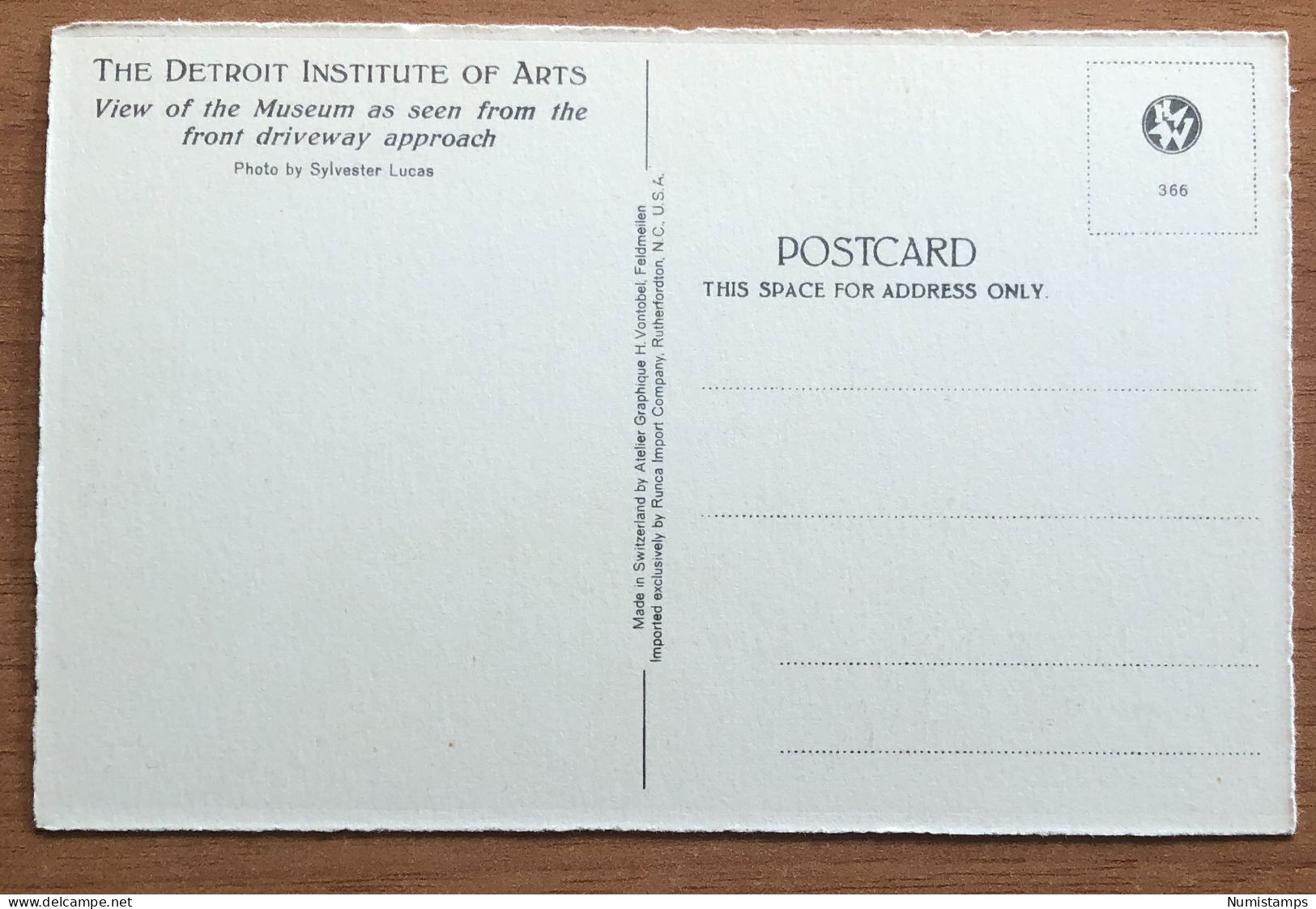 Detroit Institute Of Arts Museum - United State (c139) - Detroit