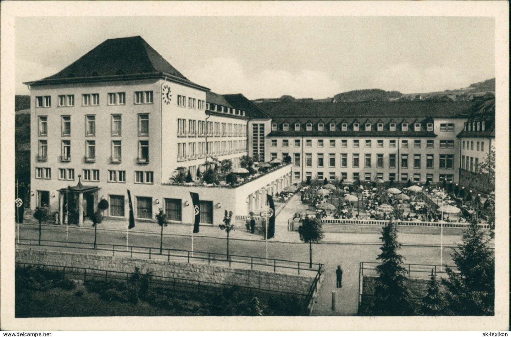 Ansichtskarte Oberschlema-Bad Schlema Radiumbad 1936 - Bad Schlema