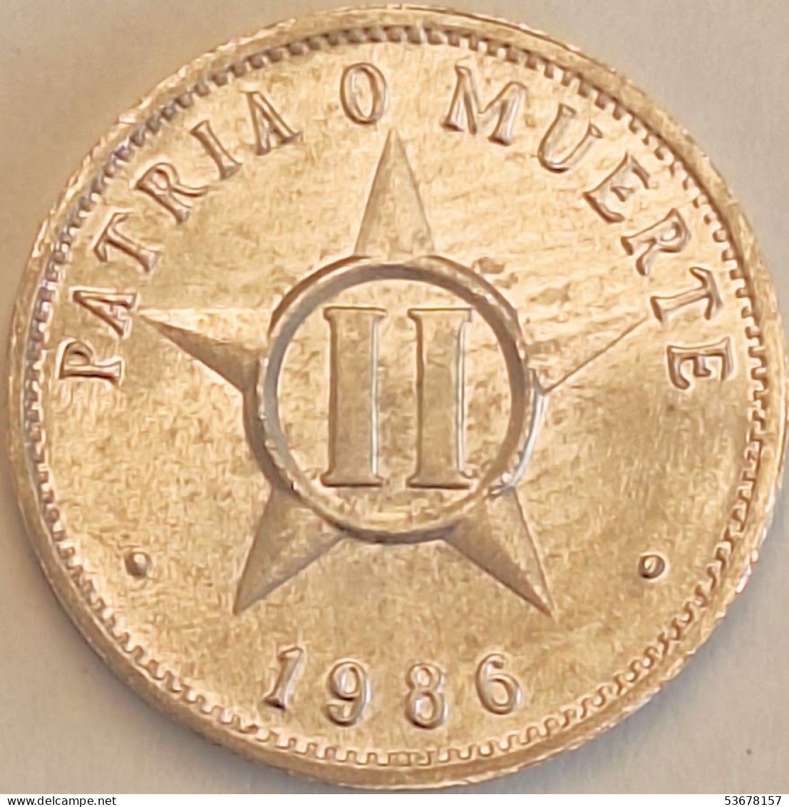 Cuba - 2 Centavos 1986, KM# 104.2 (#3575) - Kuba