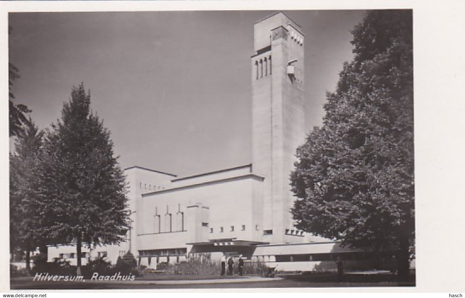 268813Hilversum, Raadhuis. (FOTO KAART) - Hilversum