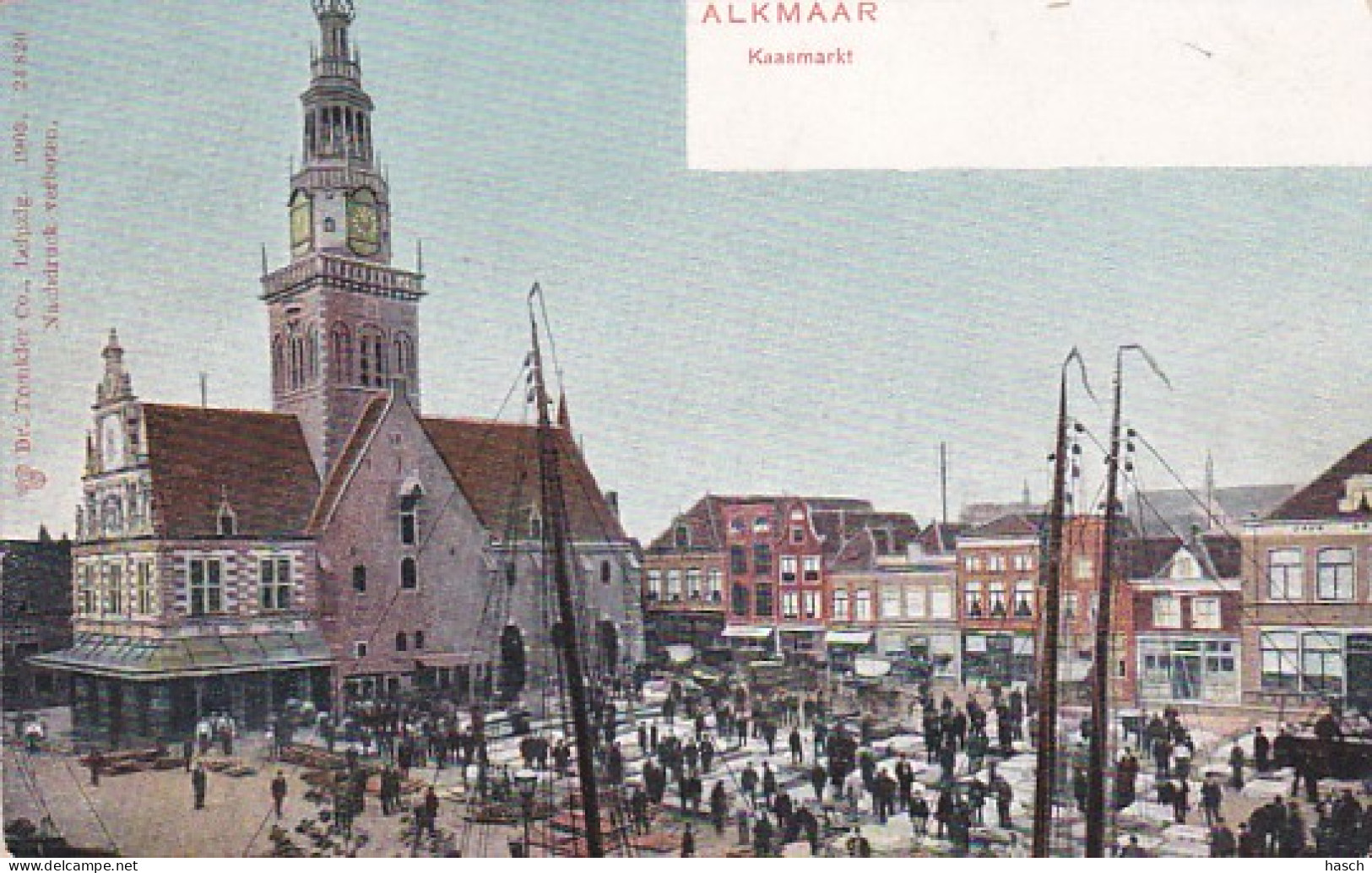 268818Alkmaar, Kaasmarkt. (zie Hoeken) - Alkmaar