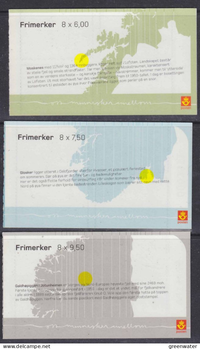 Europa Cept 2004 Norway 3 Booklets ** Mnh (15258) - 2004