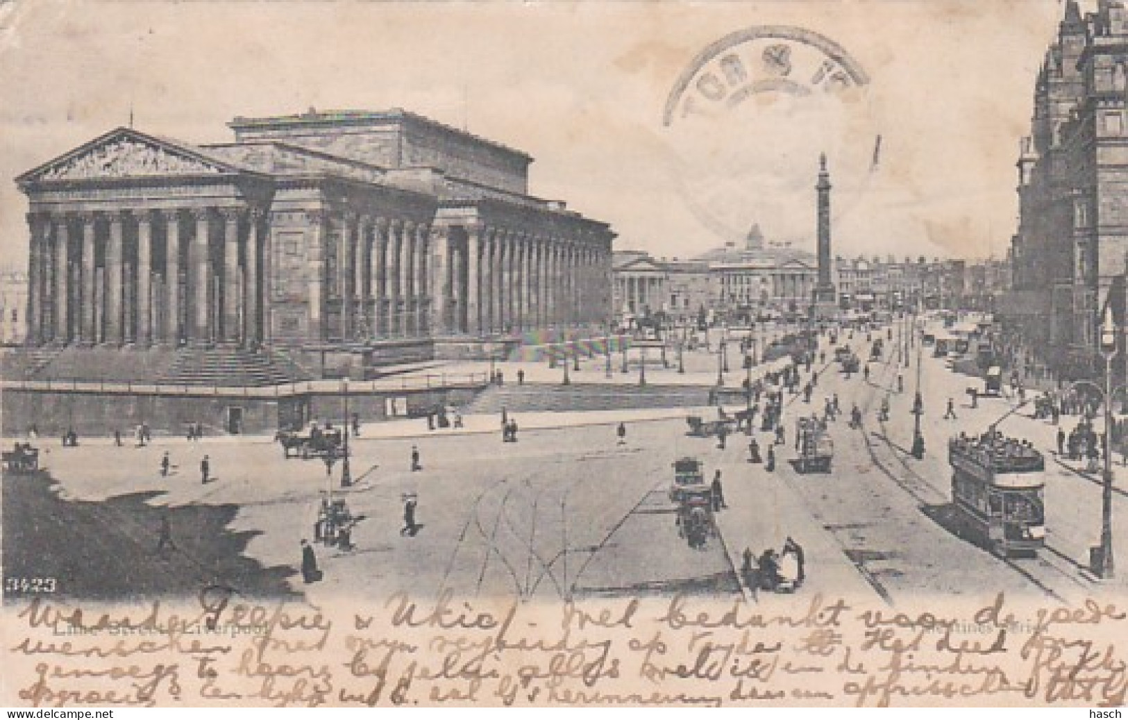 2688124Liverpool, Lime Street 1904. (see Corners) - Liverpool