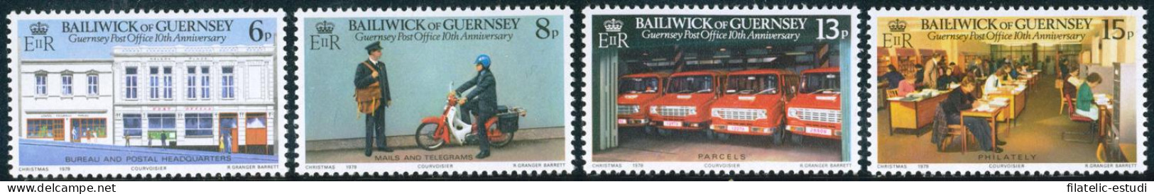 TRA1/S Guernesey  Nº 190/93  1979  100º Aniv. De La Independencia Postal-Lujo - Guernsey