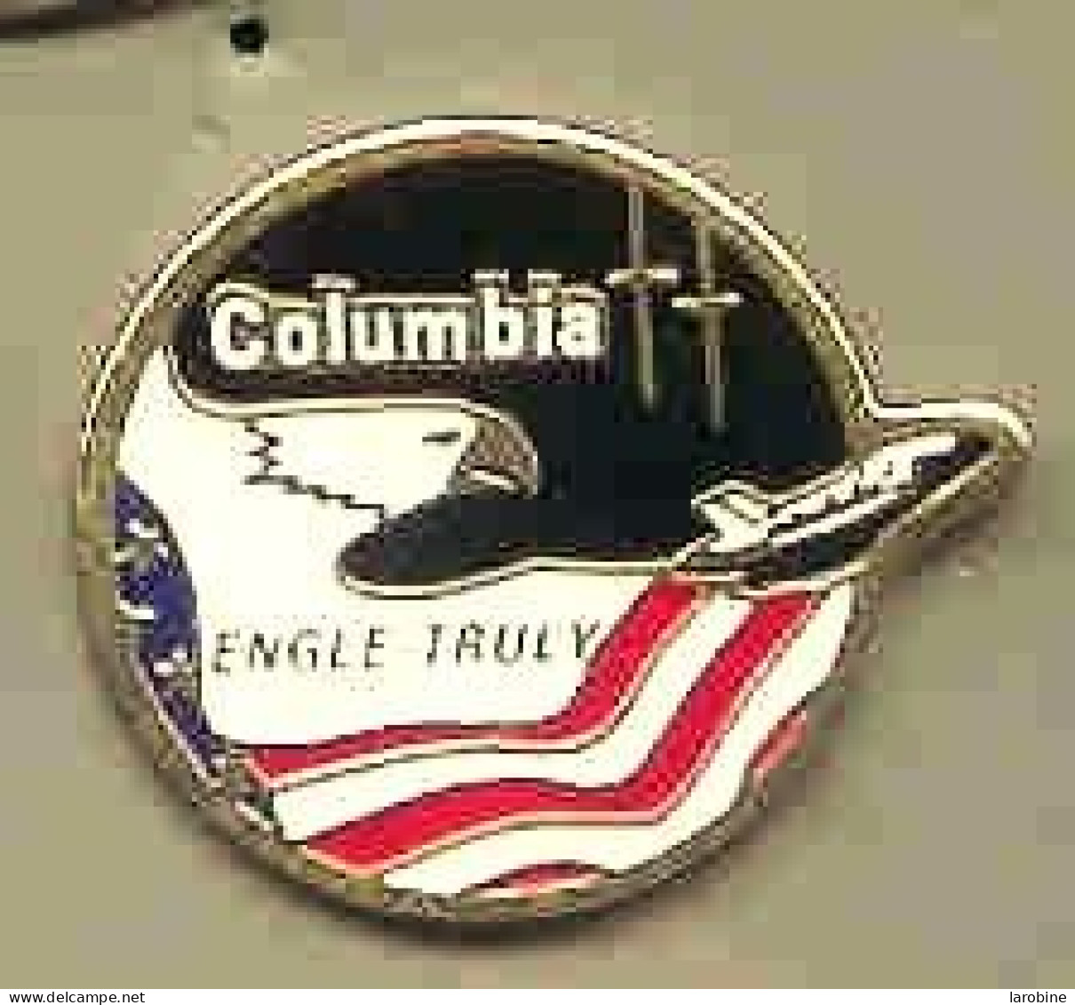 @@ Espace Fusée Navette Satellite Aigle USA COLUMBIA Engle  Truly  (2.2x2.4) @@fnm39 - Espacio