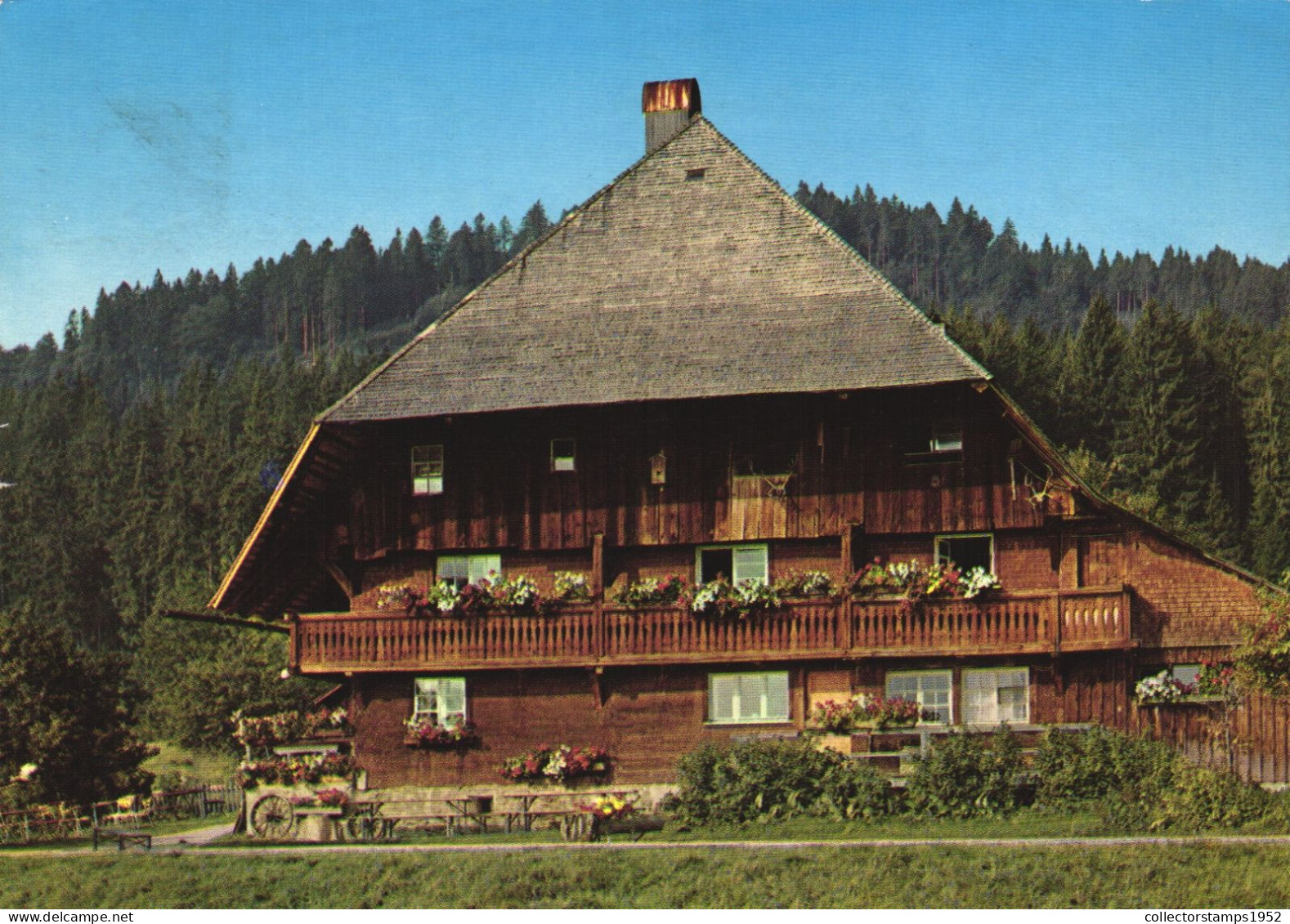 BADEN WURTTEMBERG, SCHLUCHSEE, BLACK FOREST, RESTAURANT, ARCHITECTURE, GERMANY, POSTCARD - Schluchsee