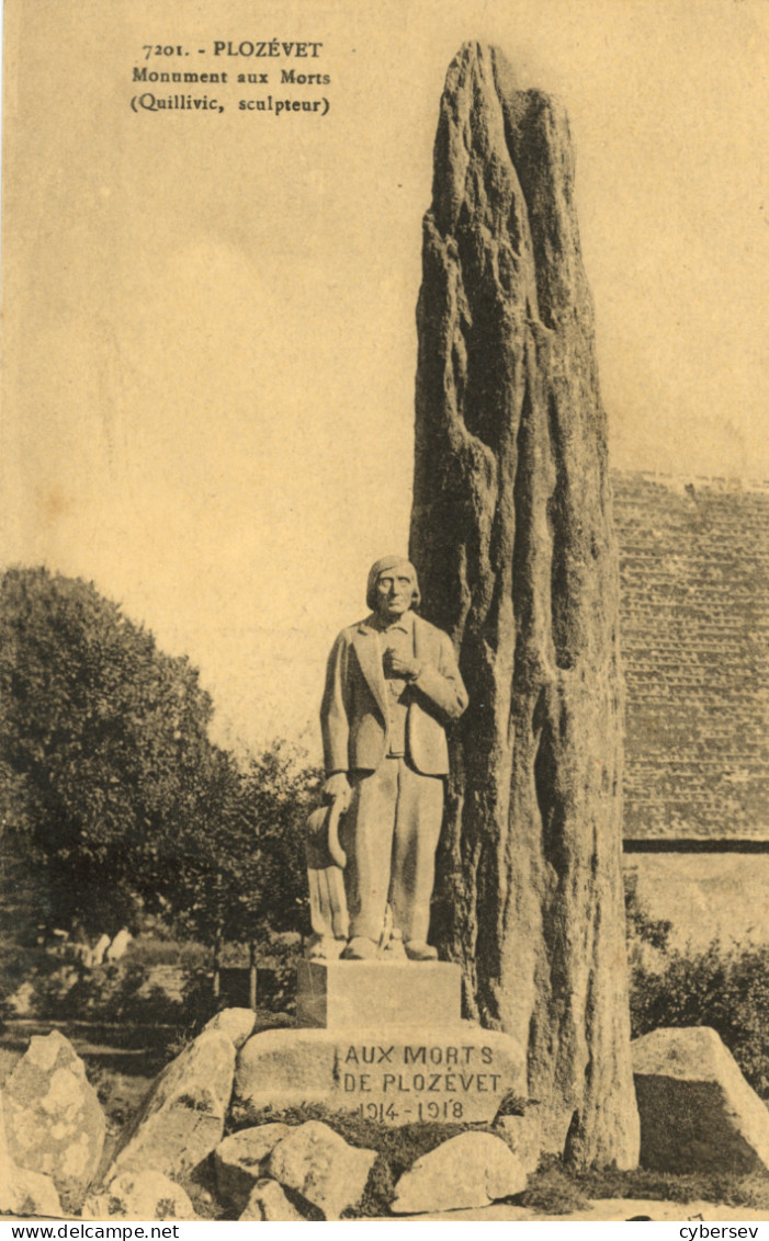 PLOZEVET - Monument Aux Morts 1914 - 1918 - Plozevet