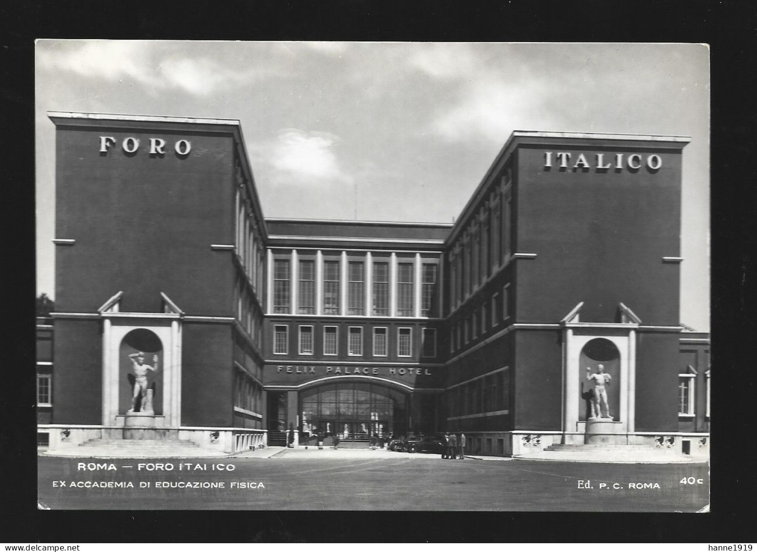 Roma Felix Palace Hotel Foro Italico Photo Carte Foto Htje - Cafés, Hôtels & Restaurants